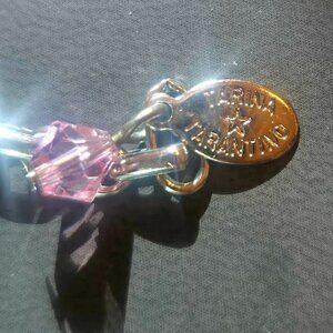 Tarina Tarantino Large Pink Heart Necklace